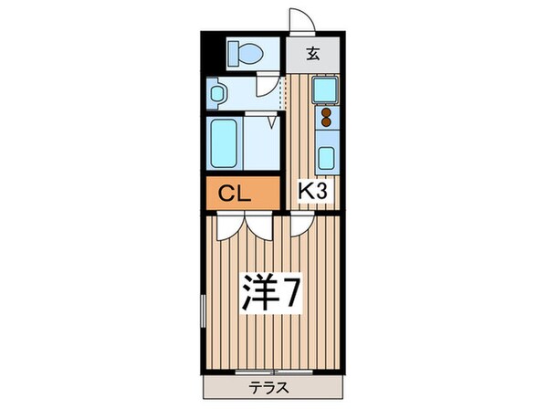 アム－ルＲ１の物件間取画像